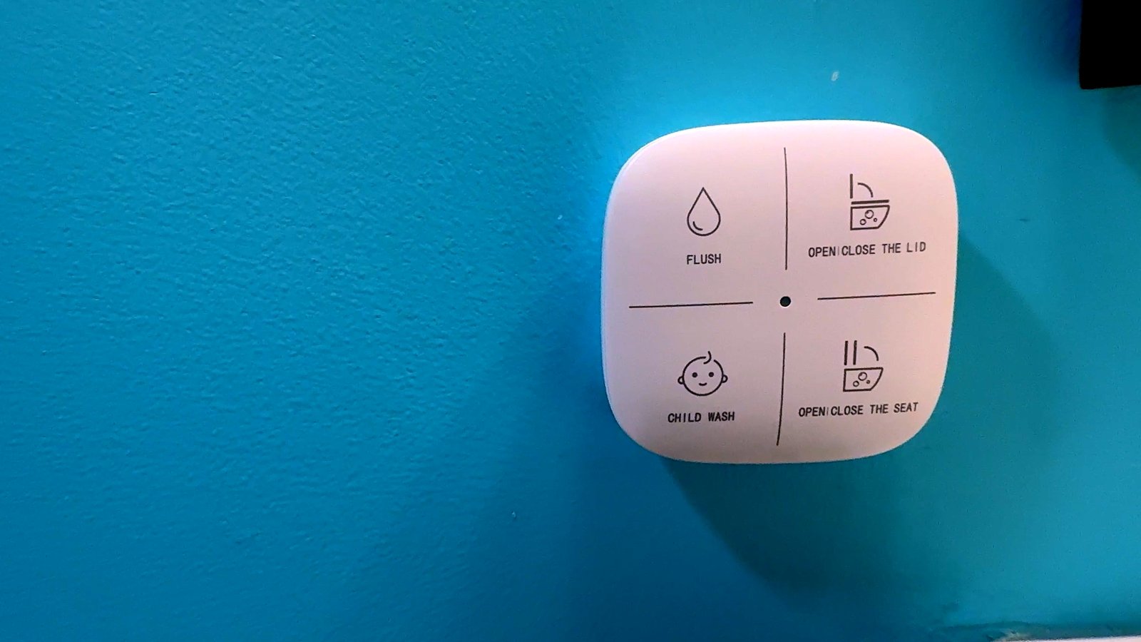 Main EPLO remote with advanced bidet settings