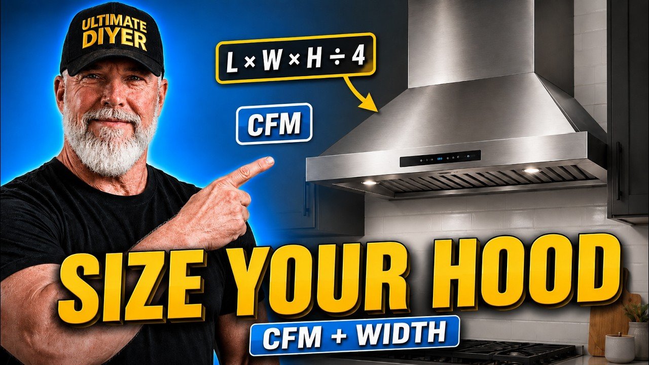 Range hood sizing, CFM, vented and unvented kitchen ventilation guide